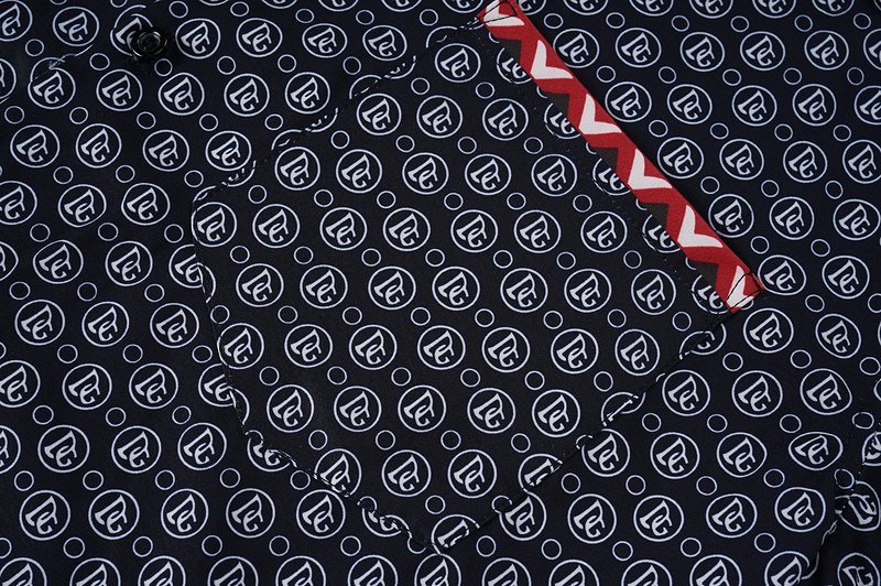 Рубашка Dolce Gabbana Decorated Front Pocket And Colorful Side Ornament "Black" фото № 4