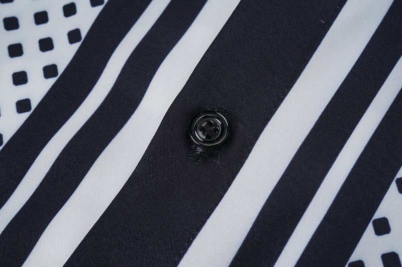 Рубашка Dolce Gabbana Small and Big Dots Along "Black" фото № 3