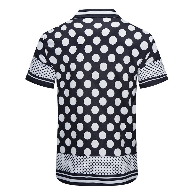 Рубашка Dolce Gabbana Small and Big Dots Along "Black" фото № 2