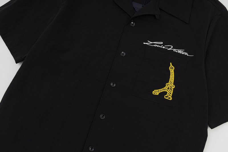 Рубашка Louis Vuitton With The Yellow Eiffel Tower "Black" фото № 3