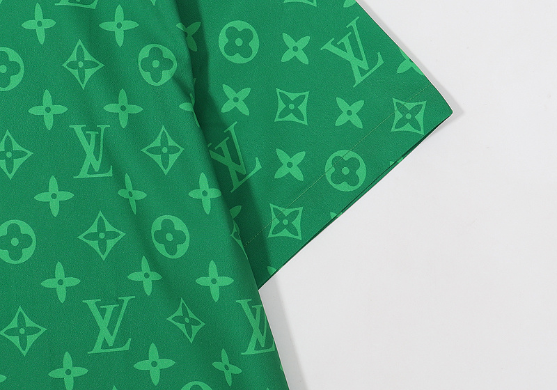 Рубашка Louis Vuitton Monogram "Green" фото № 9