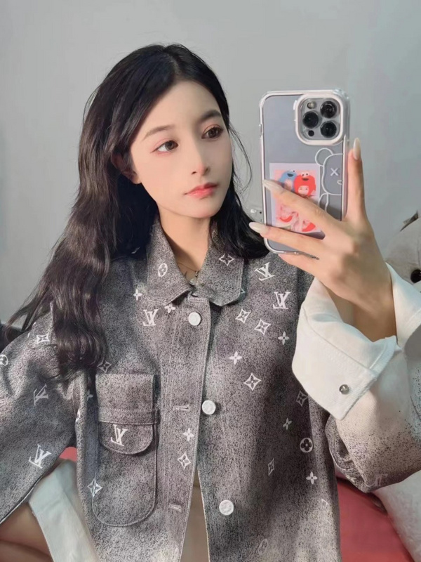 Рубашка Louis Vuitton "Gray, White" фото № 4