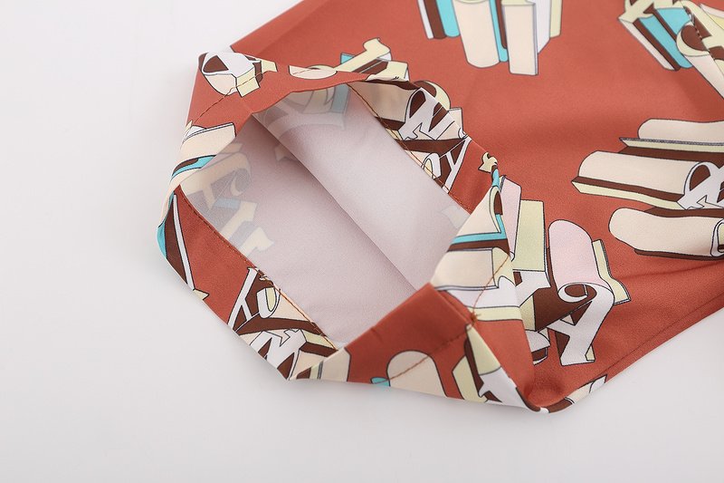 Рубашка Palm Angels Monogram Print "Peach" фото № 2