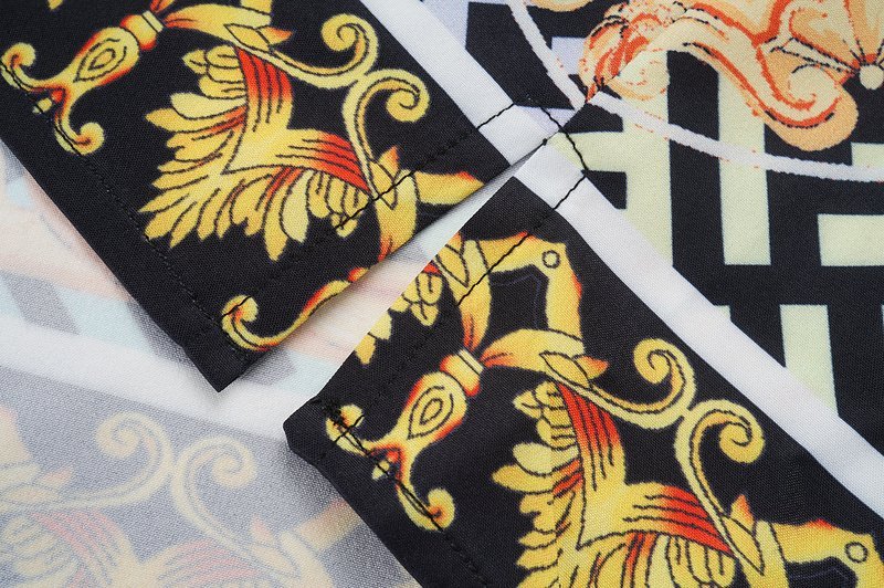 Рубашка Versace Ornament And Logo "Beige" фото № 3