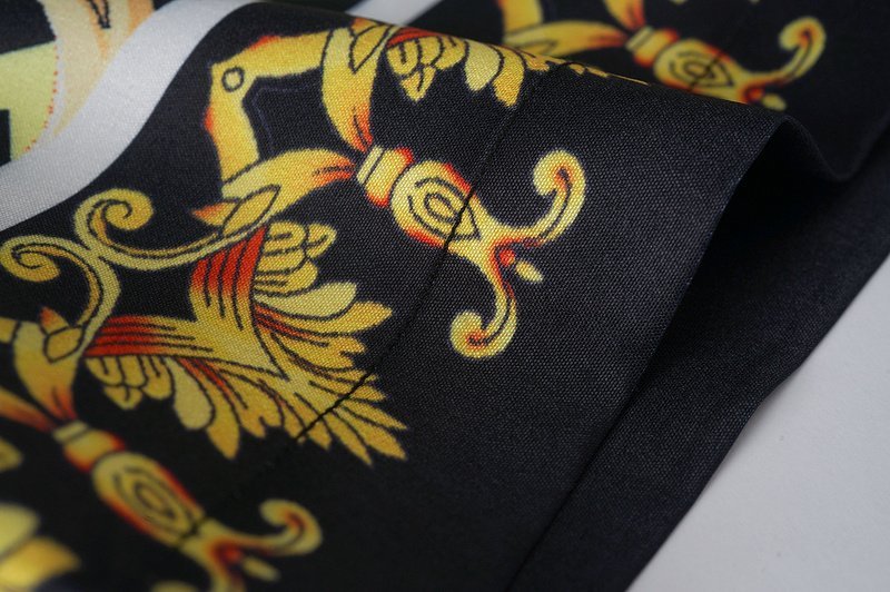 Рубашка Versace Ornament And Logo "Beige" фото № 4