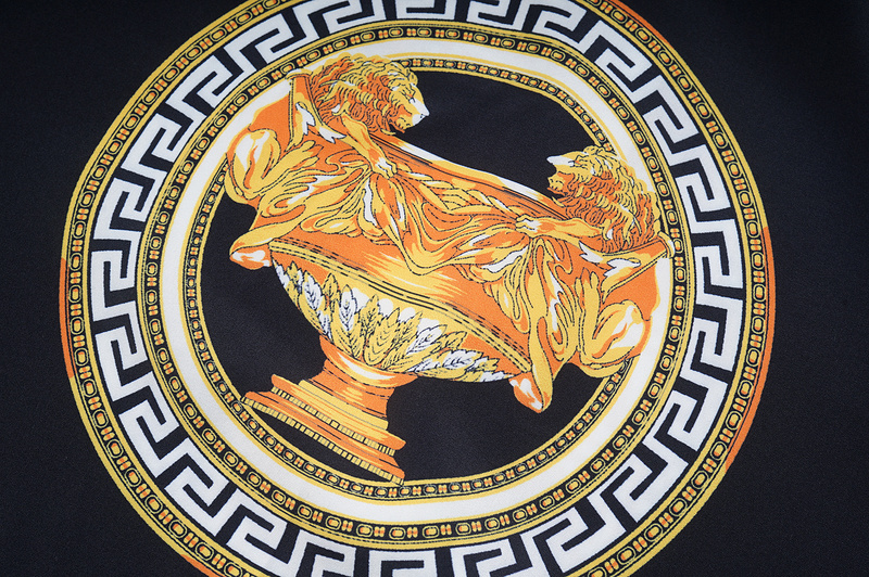 Рубашка Versace Gorgons Golden Jug "Black/White" фото № 2