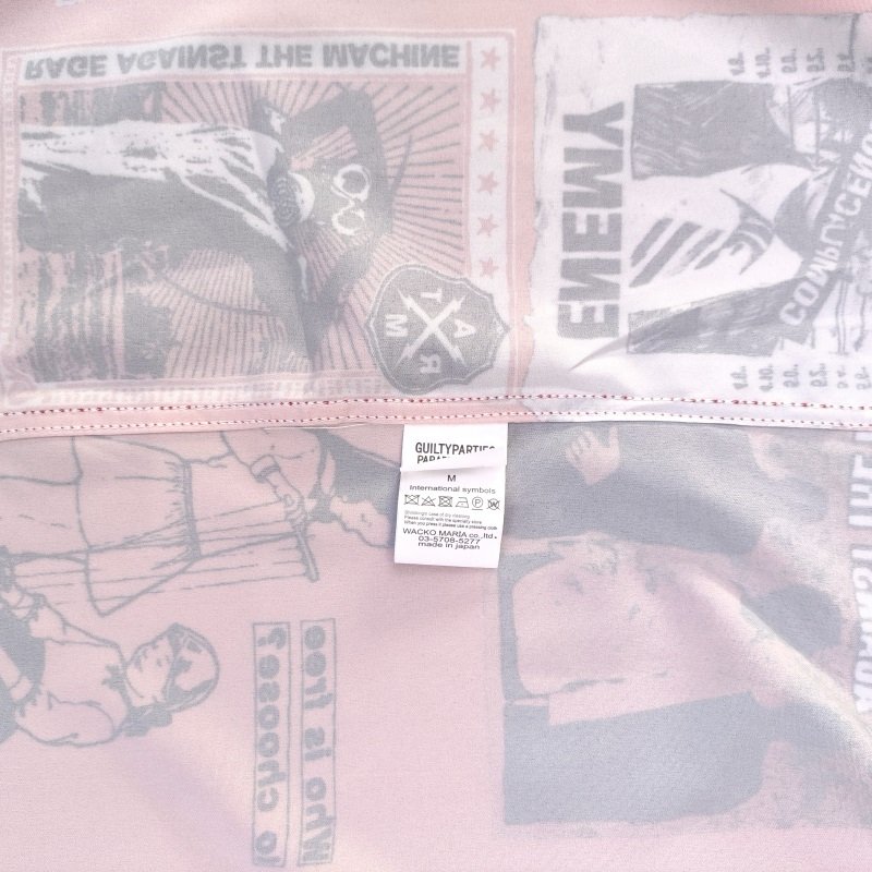 Рубашка Wacko Maria Rage Against The Machine "Red" фото № 4