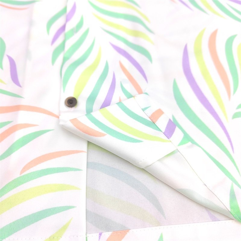 Рубашка Wacko Maria Leaves "White" фото № 3