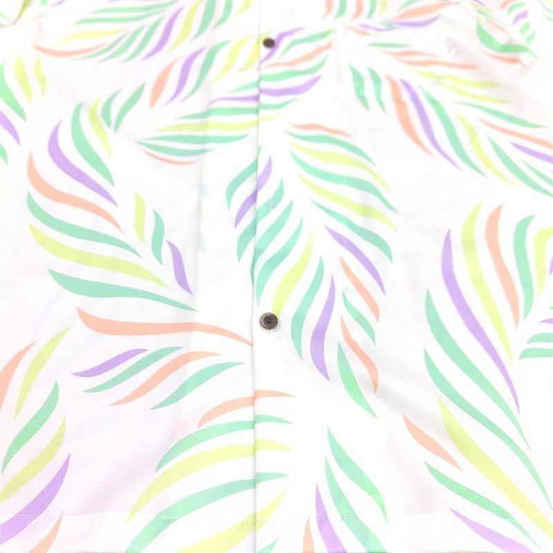 Рубашка Wacko Maria Leaves "White" фото № 4