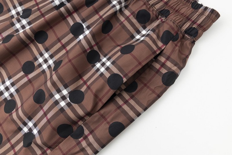 Шорты Burberry With Black Dots "Brown" фото № 7