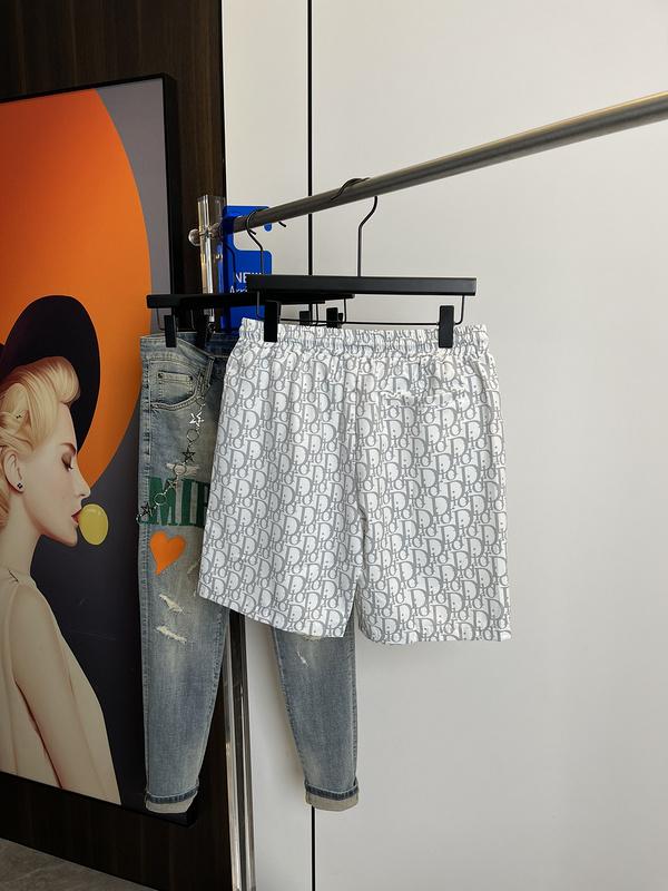 Шорты Christian Dior Black Lots Of Logos "Blue" фото № 4