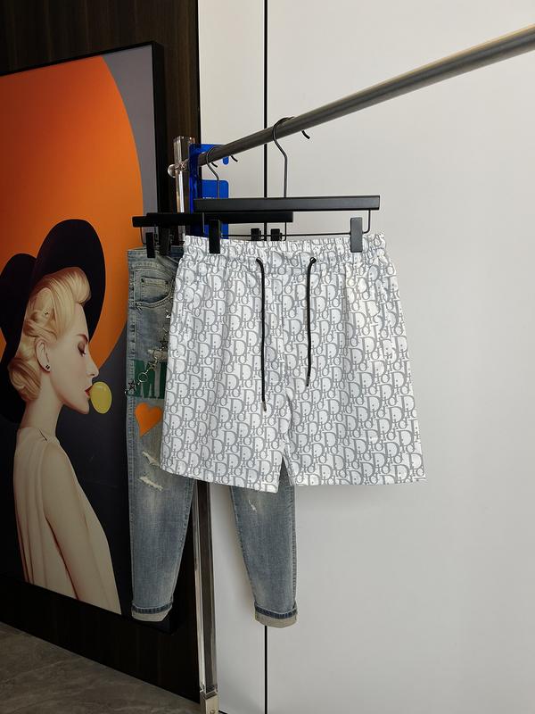 Шорты Christian Dior Black Lots Of Logos "Blue" фото № 2