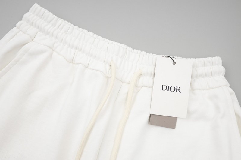 Шорты Christian Dior With Multiplied Text Logo "White" фото № 4