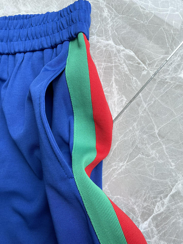 Шорты Gucci With Stripes "Blue" фото № 6