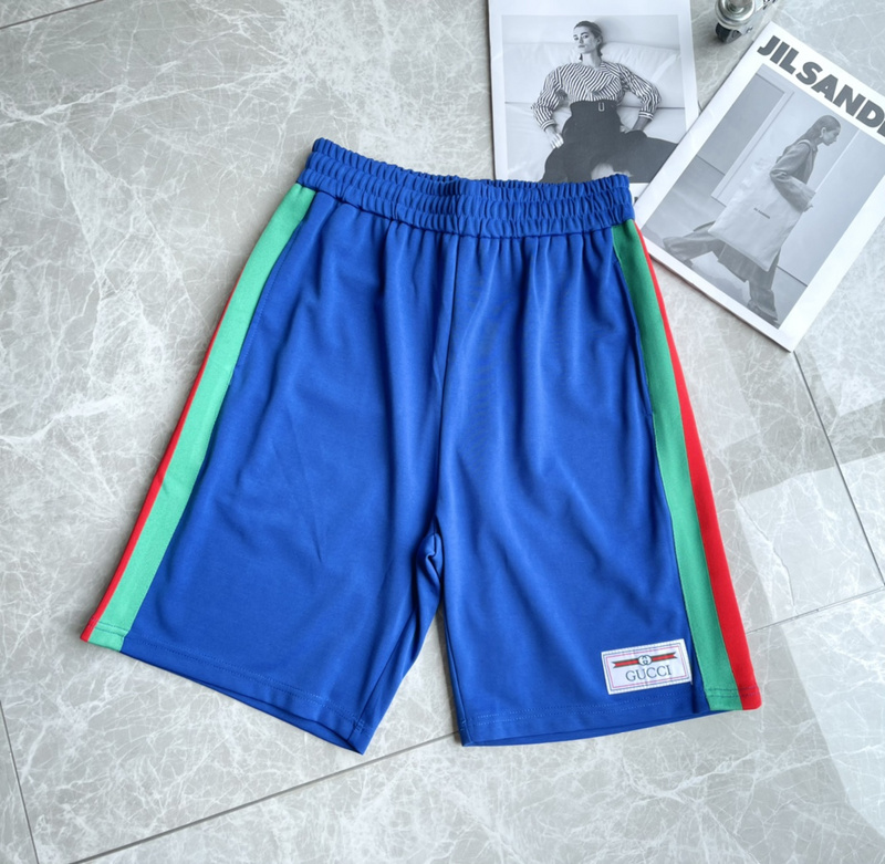 Шорты Gucci With Stripes "Blue" фото № 7