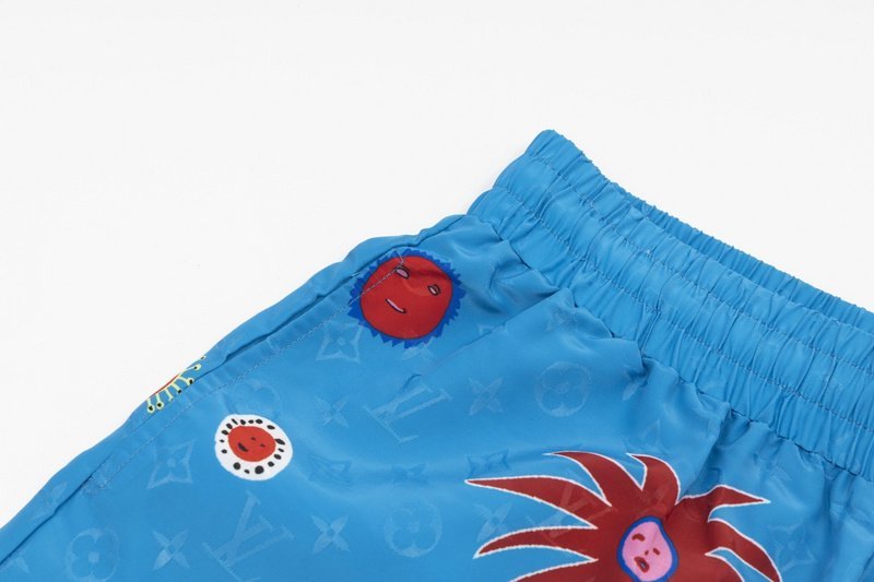 Шорты Louis Vuitton With The Image Of The Sun "Blue" фото № 2