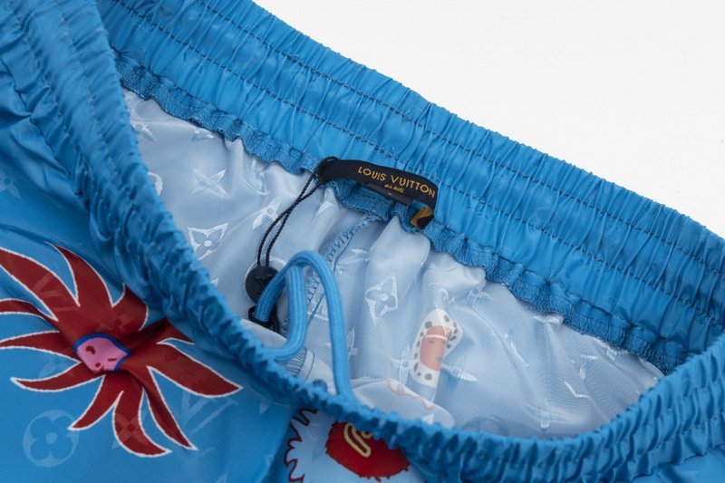 Шорты Louis Vuitton With The Image Of The Sun "Blue" фото № 3