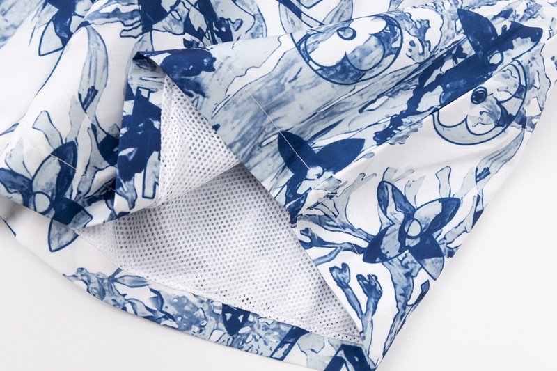 Шорты Louis Vuitton Frosty Freshness "White/Blue" фото № 2