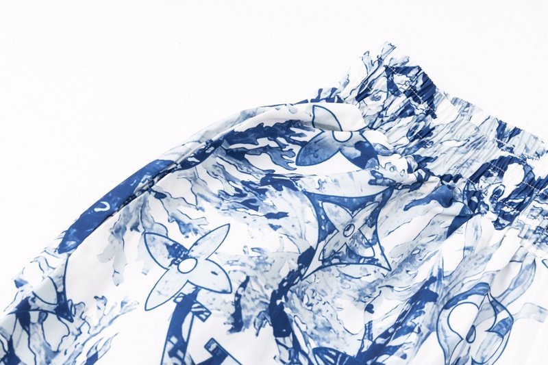 Шорты Louis Vuitton Frosty Freshness "White/Blue" фото № 4