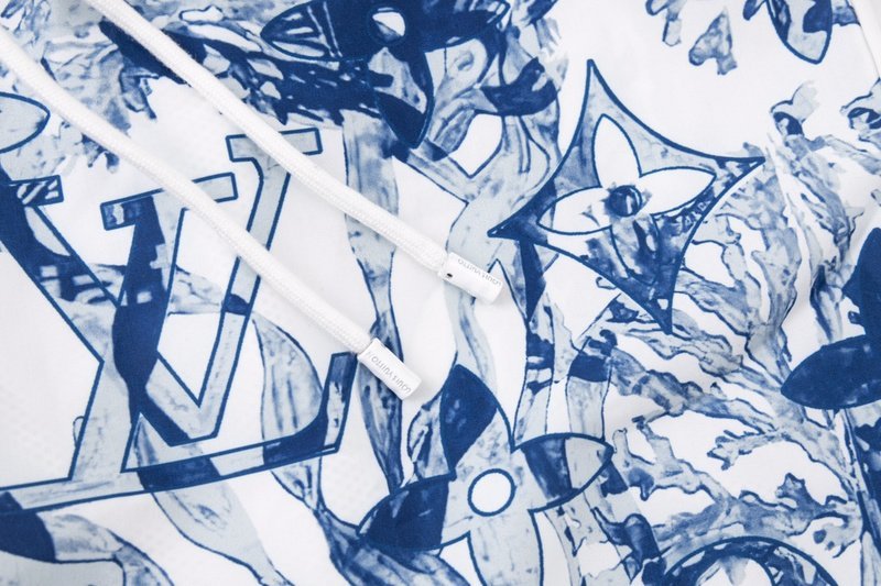 Шорты Louis Vuitton Frosty Freshness "White/Blue" фото № 8