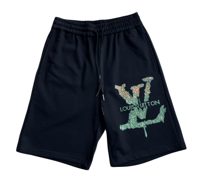 Шорты Louis Vuitton Large Letters of the Logo "Black" фото № 5