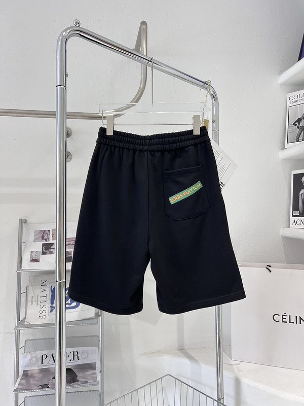 Шорты Louis Vuitton Large Letters of the Logo "Black" фото № 8