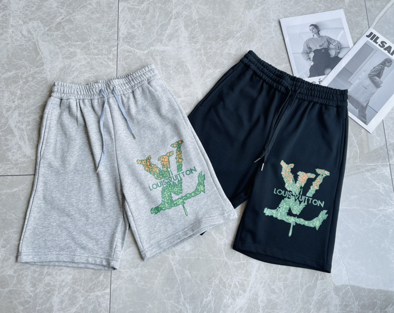 Шорты Louis Vuitton Large Letters of the Logo "Black" фото № 7