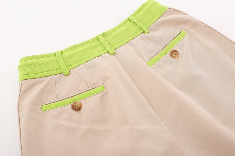 Шорты Palm Angels With A Belt Attachment "Cream/Pink" фото № 2