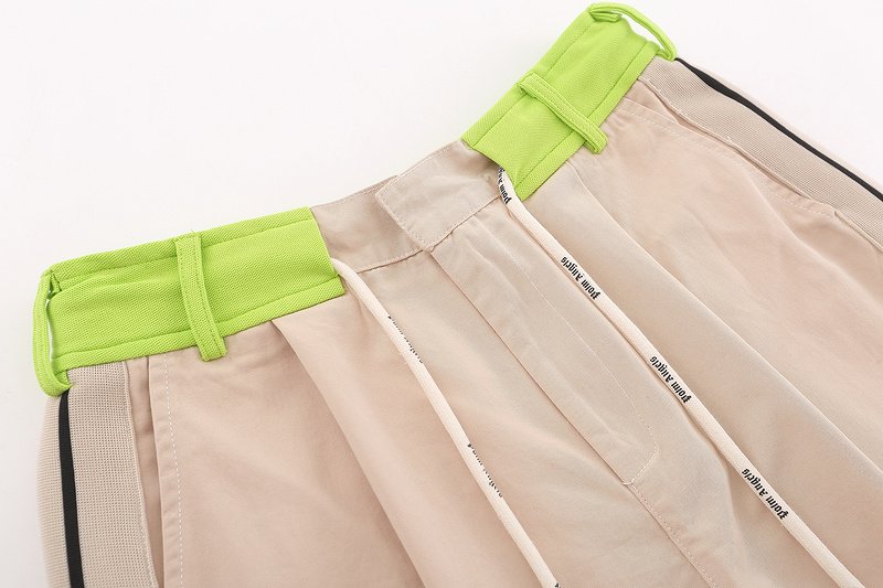 Шорты Palm Angels With A Belt Attachment "Cream/Pink" фото № 6