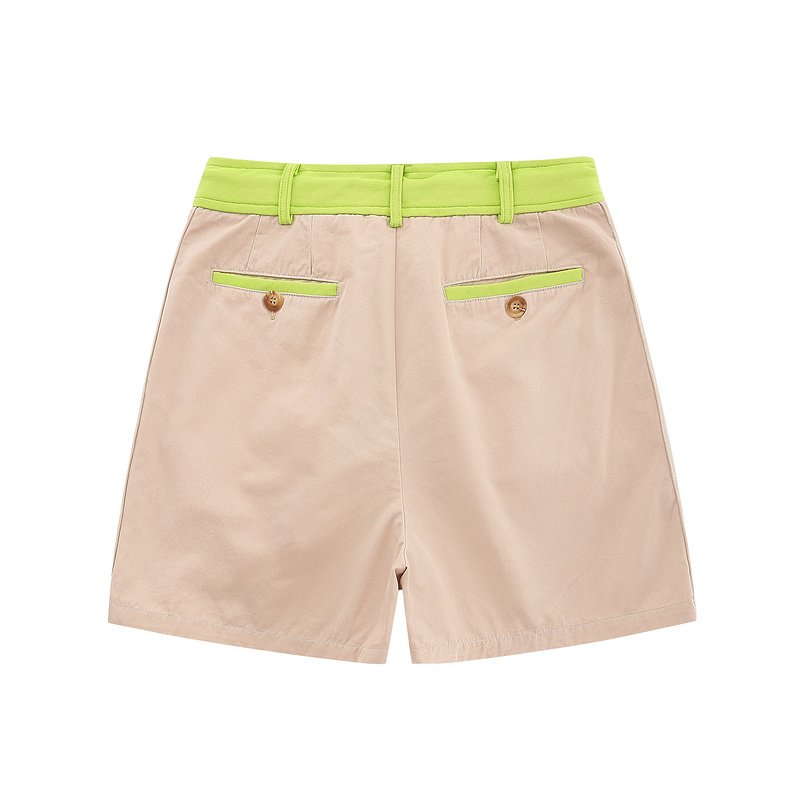 Шорты Palm Angels With A Belt Attachment "Cream/Pink" фото № 8