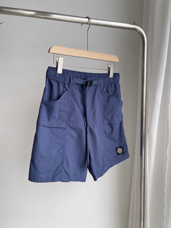 Шорты Stone Island With A Cloth Strap "Blue" фото № 8