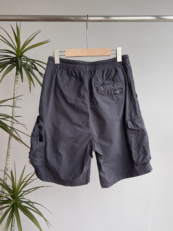 Шорты Stone Island With A Chevron Patch "Gray" фото № 2