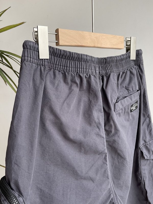 Шорты Stone Island With A Chevron Patch "Gray" фото № 4