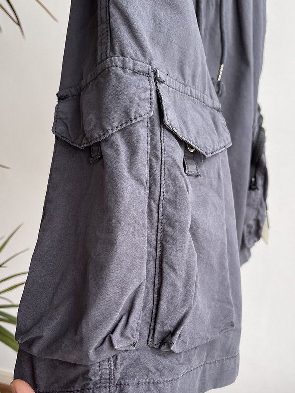 Шорты Stone Island With A Chevron Patch "Gray" фото № 5