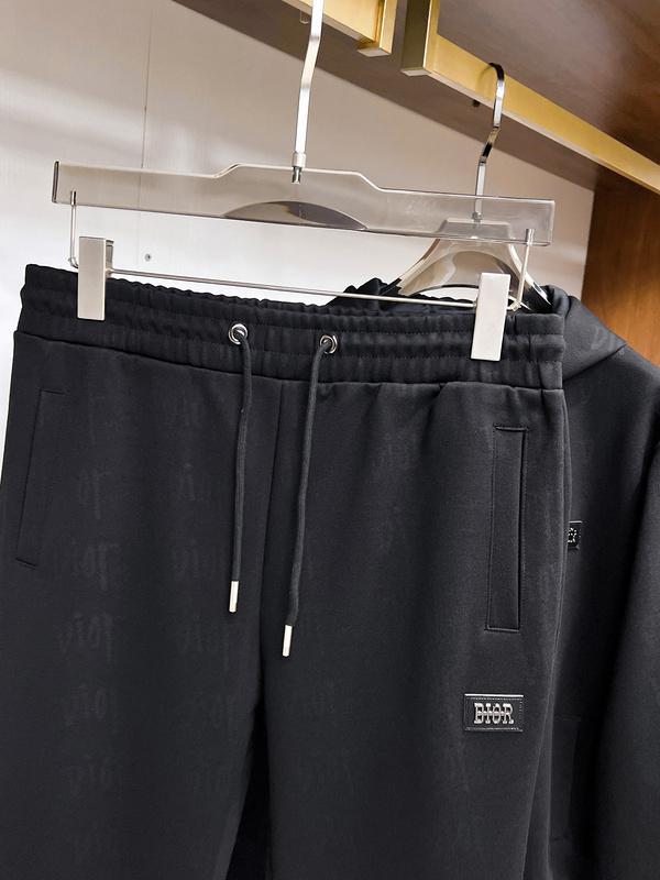 Спортивный костюм Christian Dior Black Stripe Silver Logo "Black" фото № 6