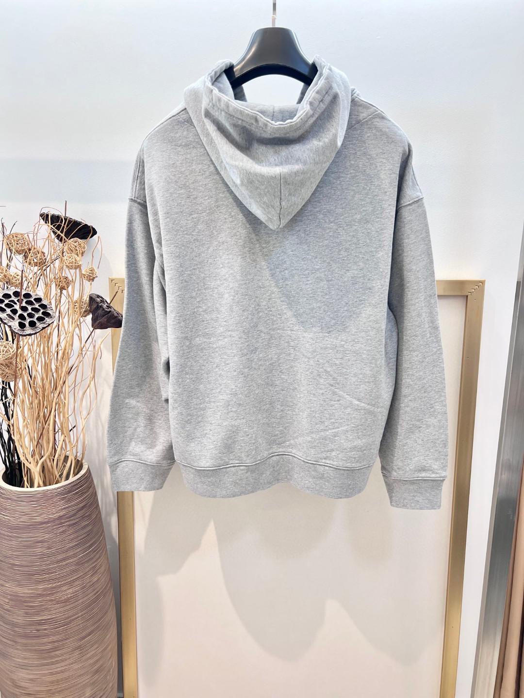 Худи Miu Miu Frontside Gray Logo MIu Miu "Gray" фото № 6