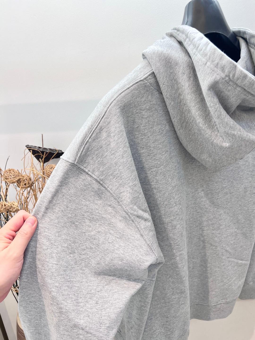 Худи Miu Miu Frontside Gray Logo MIu Miu "Gray" фото № 3