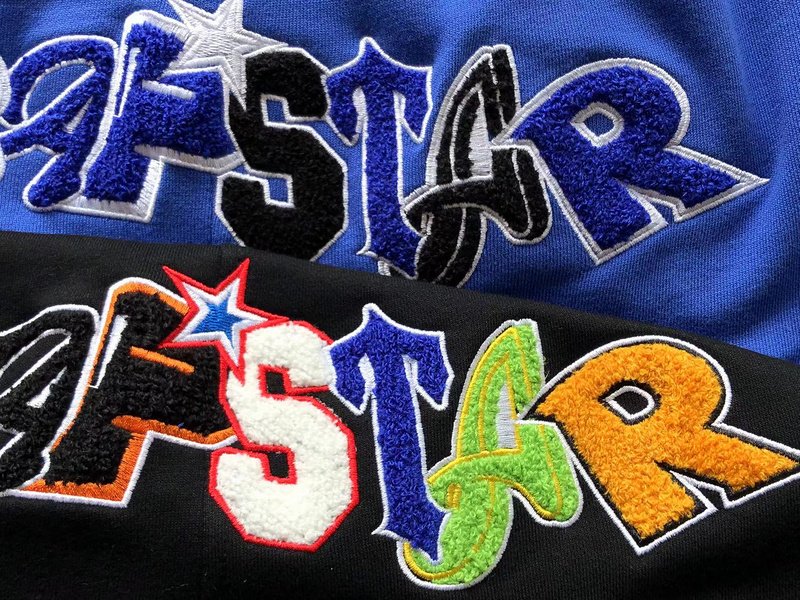 Шорты Trapstar Logo Inscription From Colorful Letters "Blue" фото № 4
