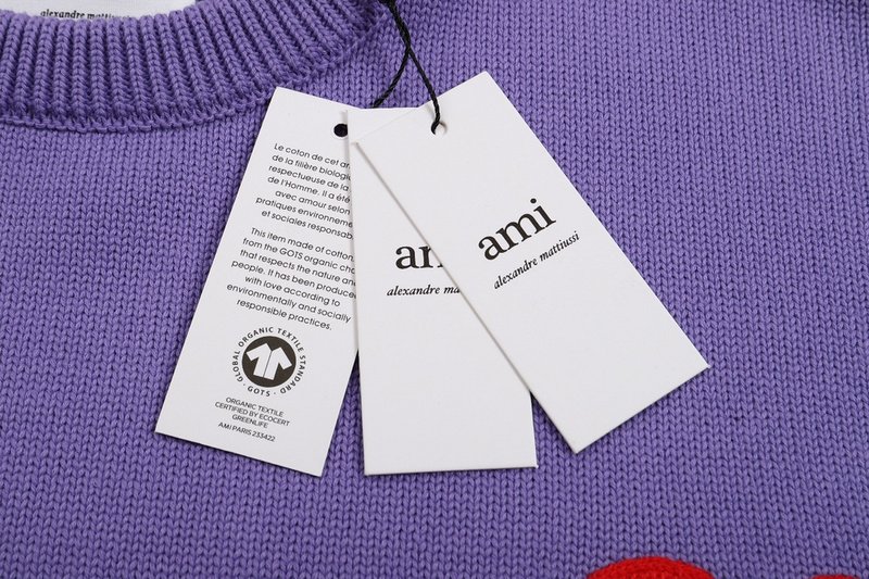 Свитер Amiri In My Heart "Violet" фото № 5
