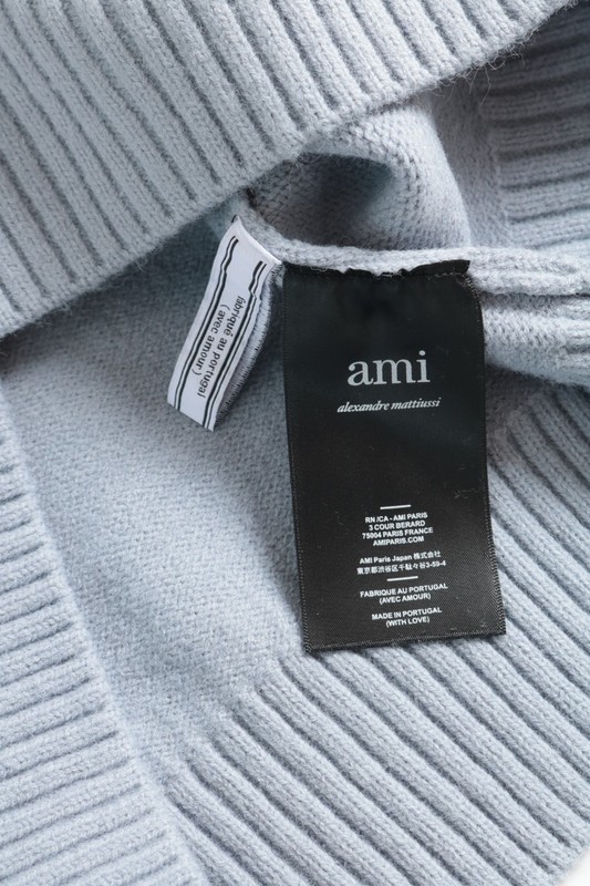 Свитер Amiri With Big Heart Logo "Gray" фото № 4