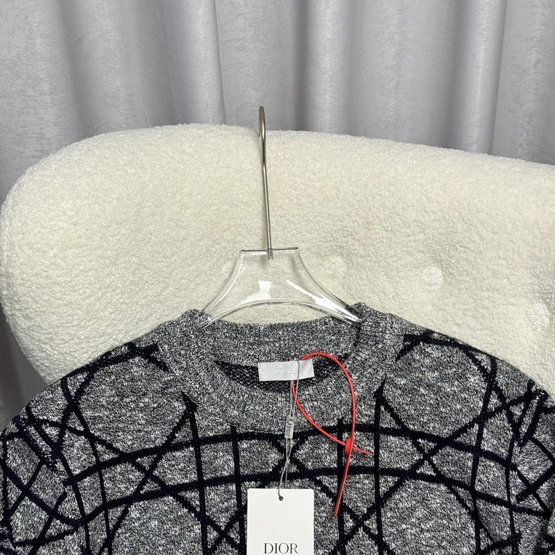 Свитер Christian Dior Black Rombes Print "Gray" фото № 5