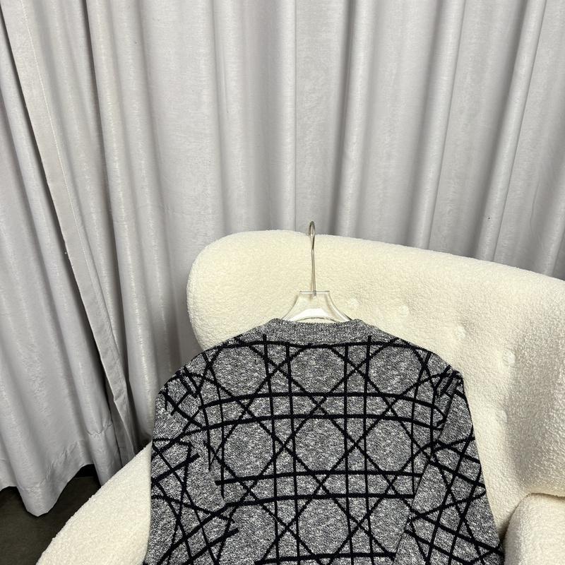 Свитер Christian Dior Black Rombes Print "Gray" фото № 4