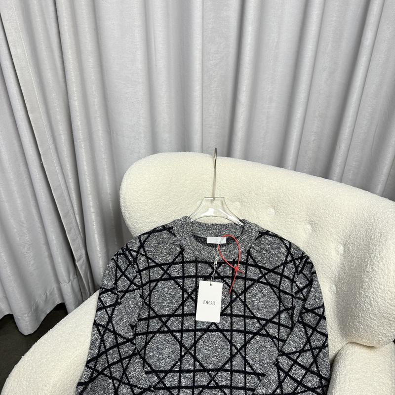 Свитер Christian Dior Black Rombes Print "Gray" фото № 3