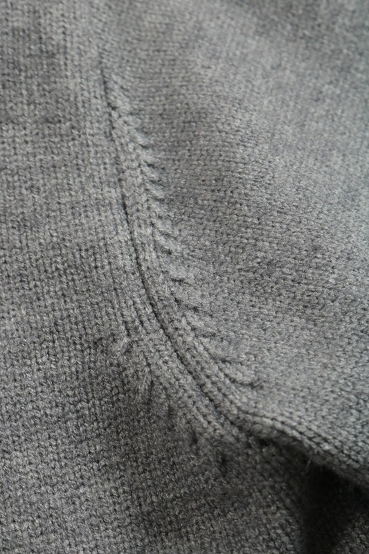 Свитер Chrome Hearts Leather Logo "Gray" фото № 4