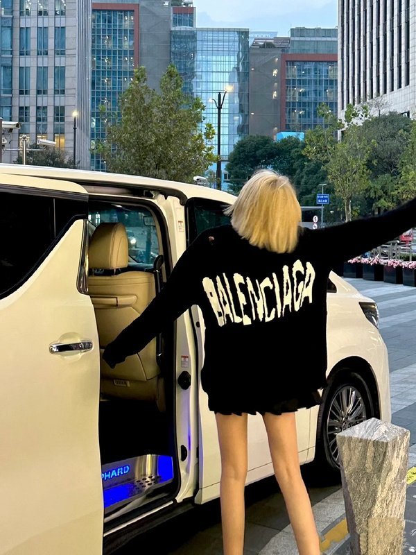 Худи Gucci Knitted Big Front Print "Black" фото № 5