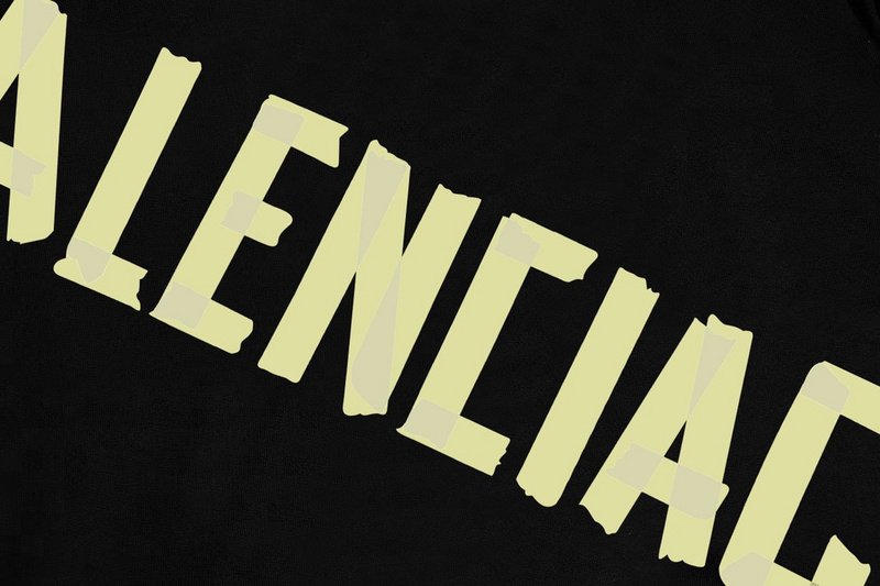 Свитшот Balenciaga Text Logo "Black" фото № 3