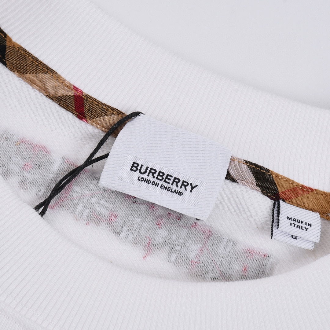 Свитшот Burberry Checkered Print "White" фото № 3