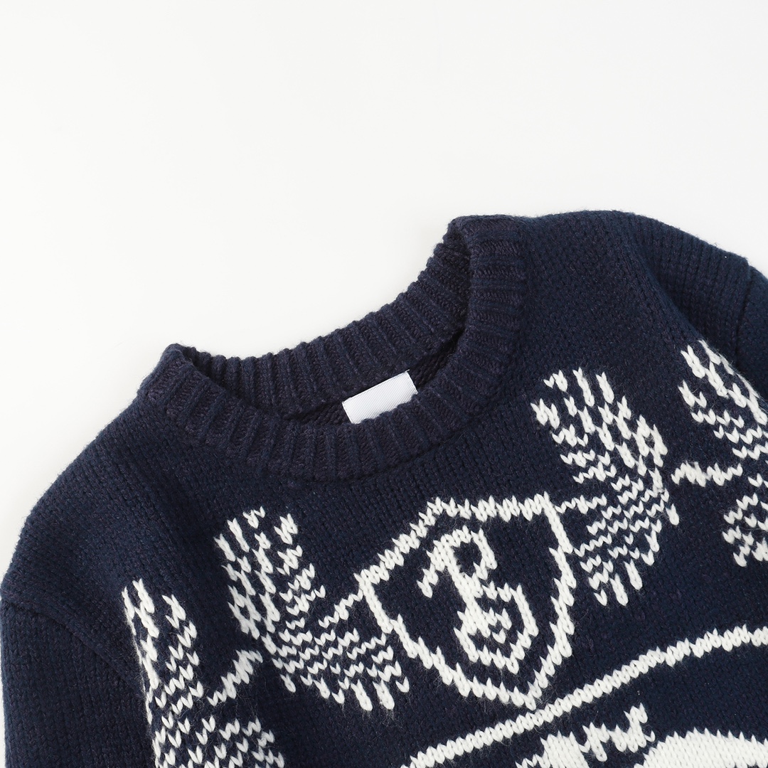 Свитшот Burberry Print Burberry White Laurel and Knight "Blue" фото № 2