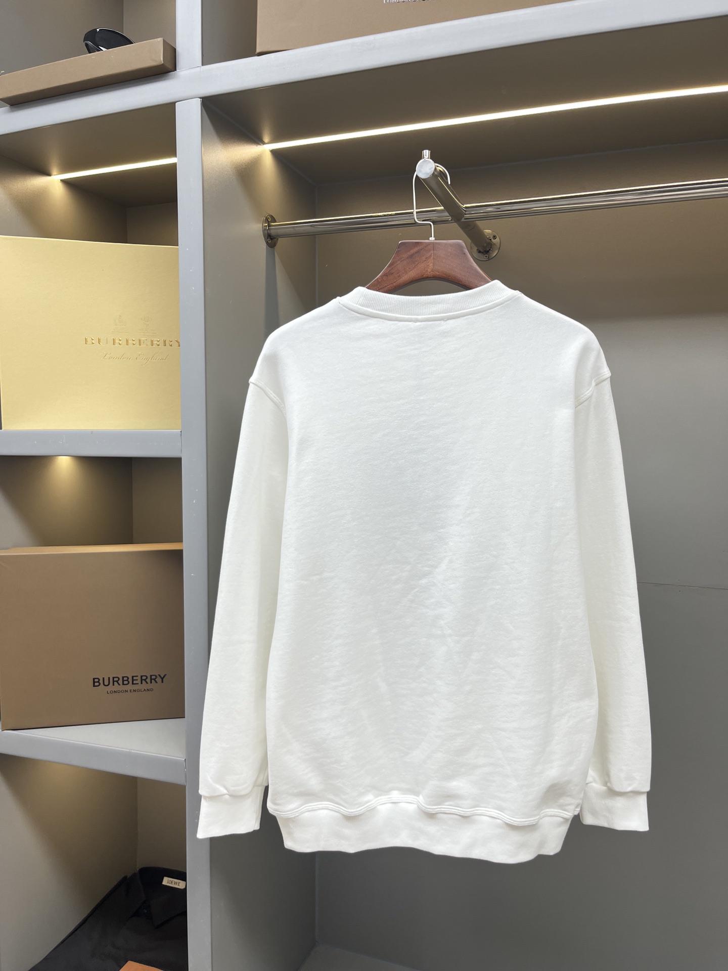 Свитшот Burberry Frontside Print Blue Warrior And Horse Blue Logo "White" фото № 6