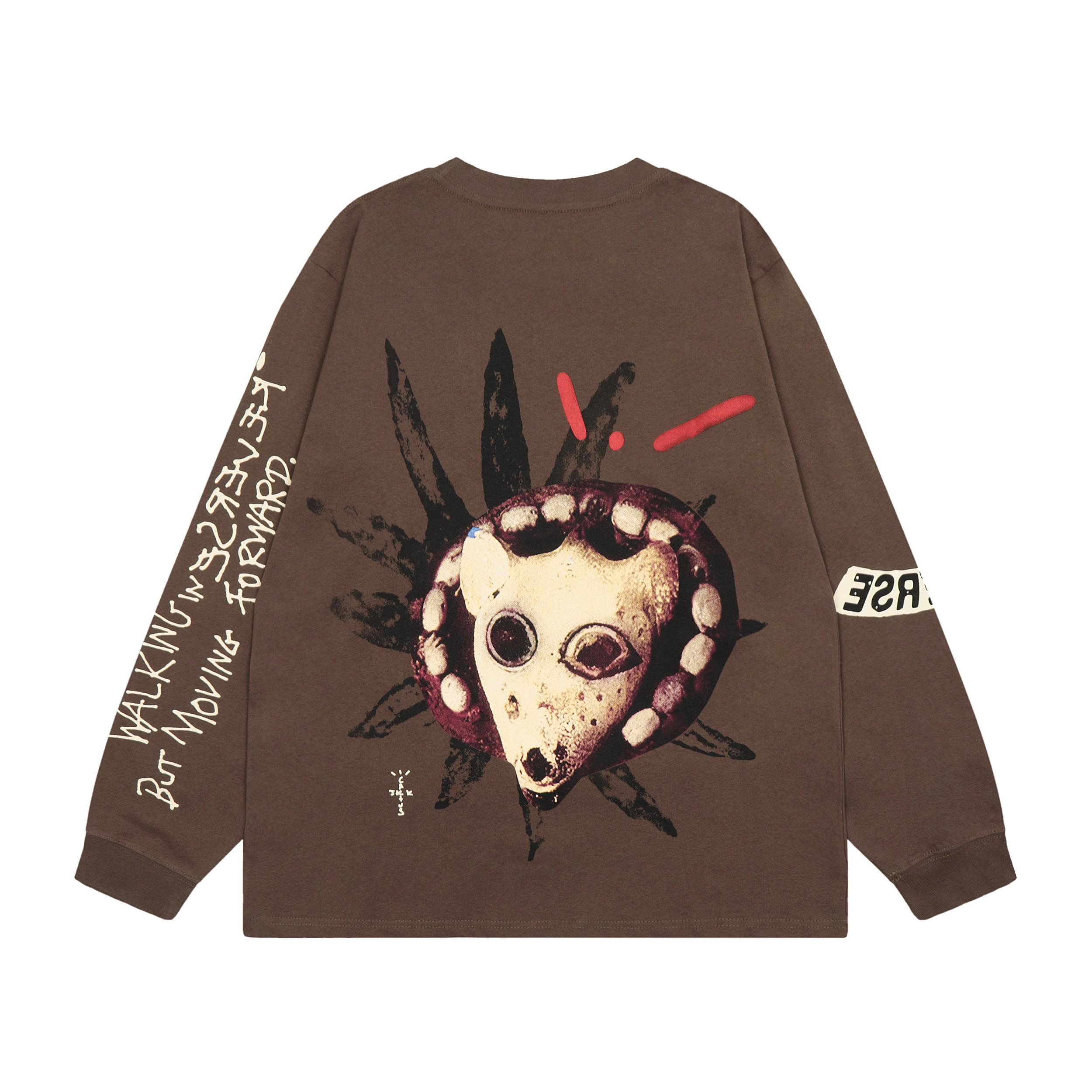 Лонгслив Cactus Jack Merch Omulet "Brown" фото № 2